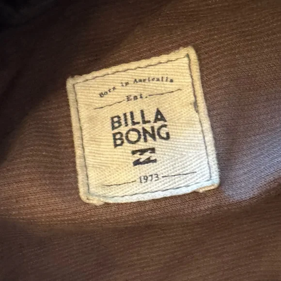 Vintage Billabong Small Women’s Surf Brown Corduroy Retro Backpack - Picture 8 of 8